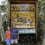 Mike & Cindy at the Coffee Hacienda...