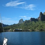 Cooks Bay with Sharks Tooth in the backdrop