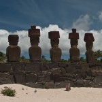 Anakena Beach Seven Moai