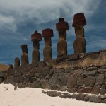 Anakena Beach Seven Moai