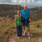 Orongo Caldera, Scott and Cindy