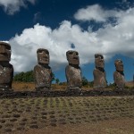 Seven Moai of Ahu Akivi