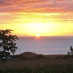 Sunset at Easter Island - Rapa Nui